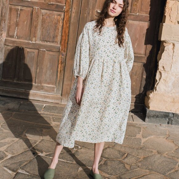 notPERFECTLINEN MONTMARTE oversized linen dress - Picture 4 of 5